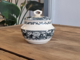 Victoria Groen Societe Ceramique Jampotje (creme)