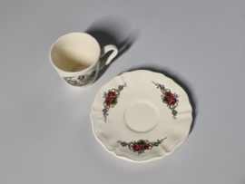 Frans Sarreguemines Obernai Espresso Kopje met schotel Ø 6,5 cm