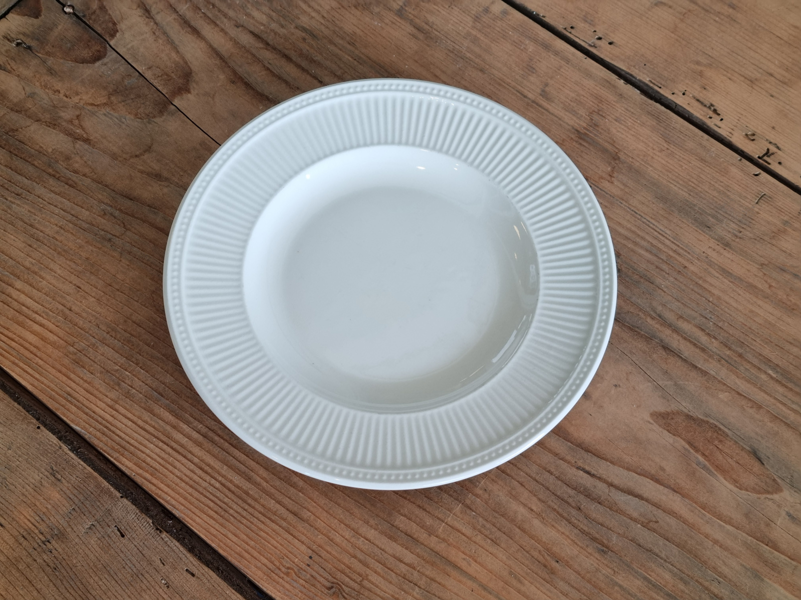 Verkocht = Wedgwood Windsor Plat Ontbijtbordje  21 cm