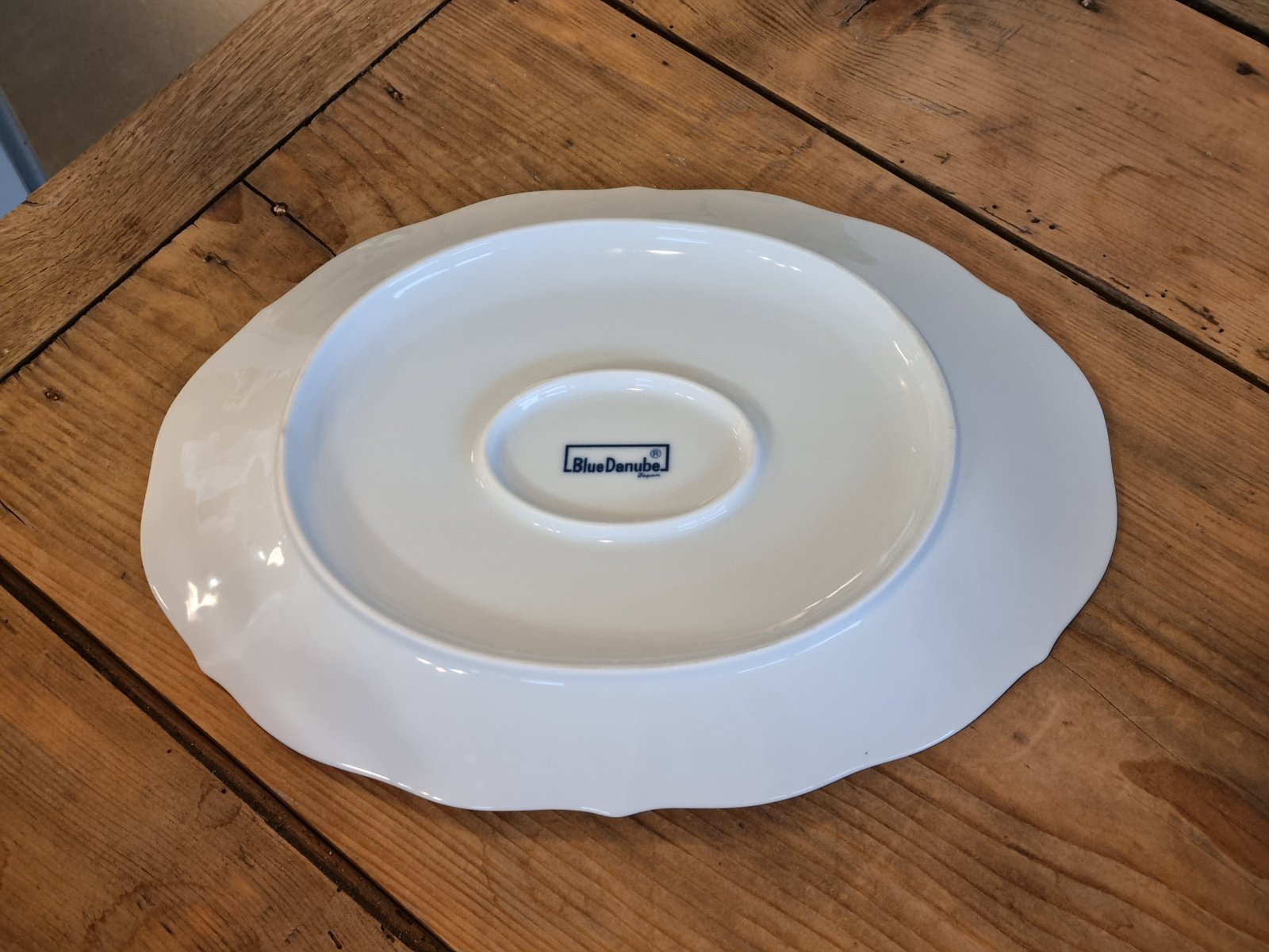 Blue Danube aardewerk Onderbord voor Soepterrine