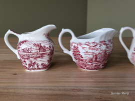 Engels rood Set 4x mix & match kannetje