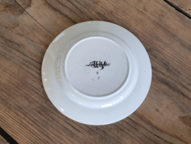 Frans Sarreguemines Enfants plat Bordje 16 cm (afb. wandelen)