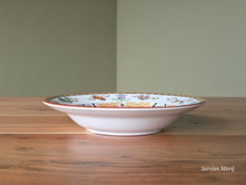 Potiche oranje gekleurd Societe Ceramique Diep Pasta Curry Bord 23 cm