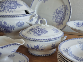Société Céramique Cilla lila Compleet Eetservies 8 personen