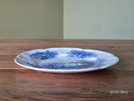 Engels blauw Johnson Bros Haddon Hall dinerbord 25,5 cm