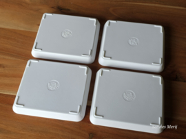 Boerenbont Boch Mepal set 4x serveerbordje 14 x 12 cm