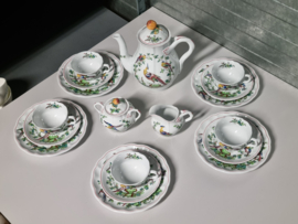 Copeland Spode Chelsea Birds Koffieservies Theeservies 5 personen