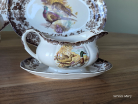 Engels Palissy Game Series jachtservies serveerset 4 delen