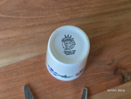 Boerenbont Boch set 6x lepeltje, 1x suikerlepel in lepelvaasje