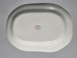 Engels Copeland Spode's Tower rood rechthoekige schaal 27 cm