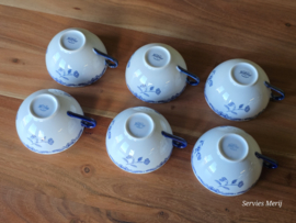 Rorstrand Ostindia East Indies set 6x Kop en Schotel 9 cm (Porselein)