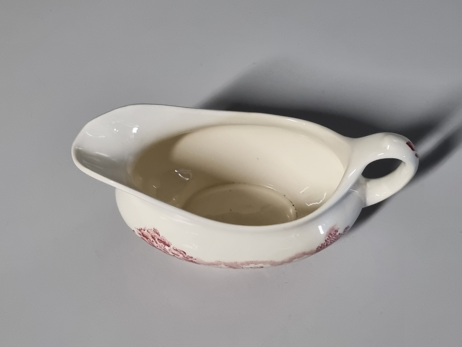 Engels rood Ironstone Castles Sauskom met oor (kasteel)