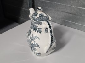 Engels petrol Enoch Wedgwood Asiatic Pheasants koffiepot theepot 18 cm