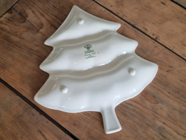 Engels Mason's Christmas Village 1983 Kerstservies Schaal grote Kerstboom 35,5 cm