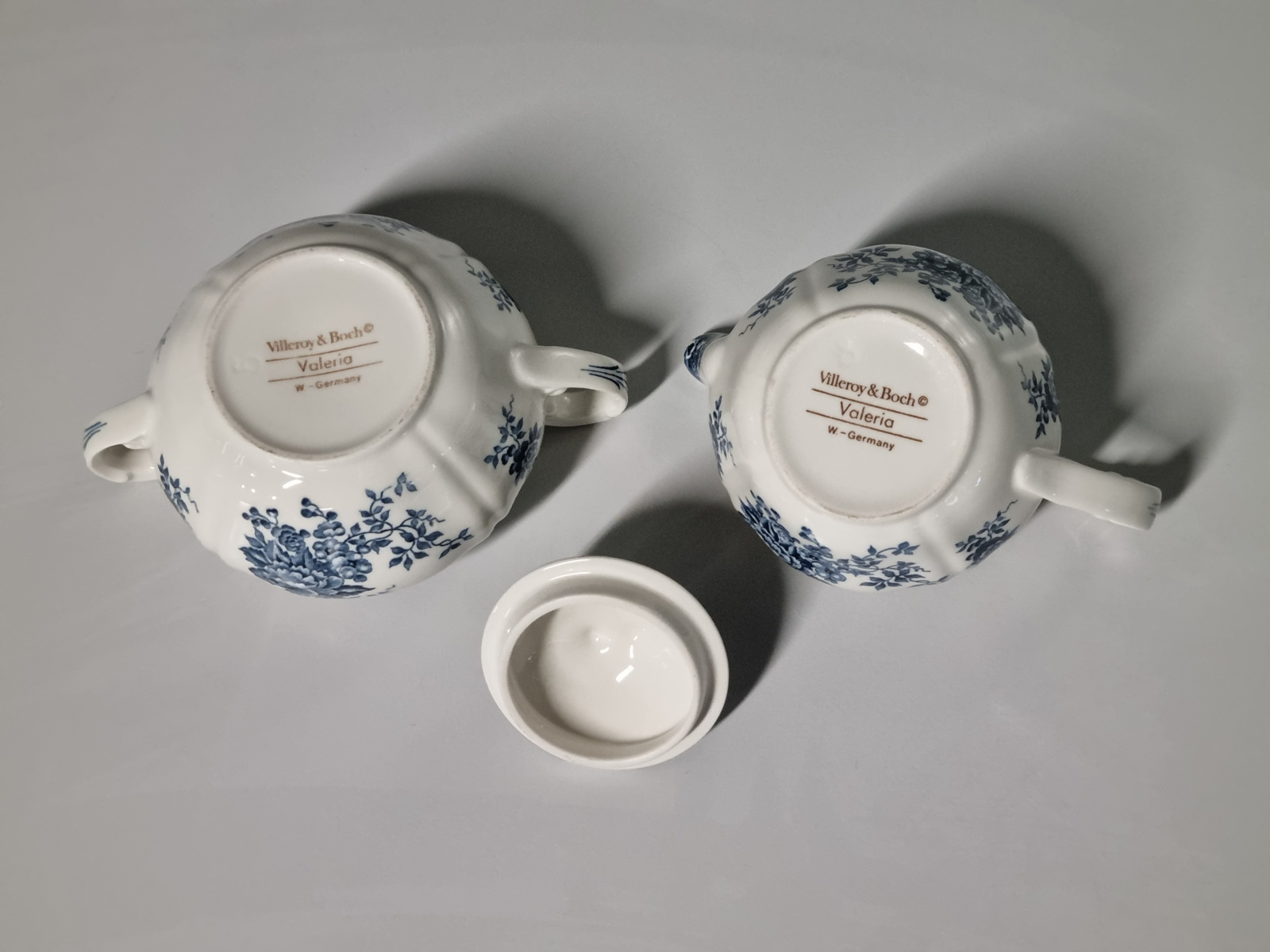 Villeroy en Boch Valeria blauw Roomstel (gewone model)