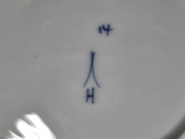 Zwiebelmuster Huttensteinach Chocoladeketel met zilveren greep