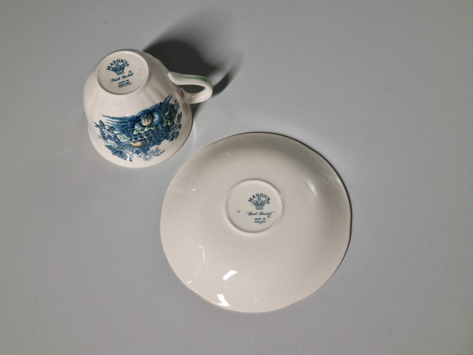 Engels Mason's Fruit Basket koffie kop en schotel