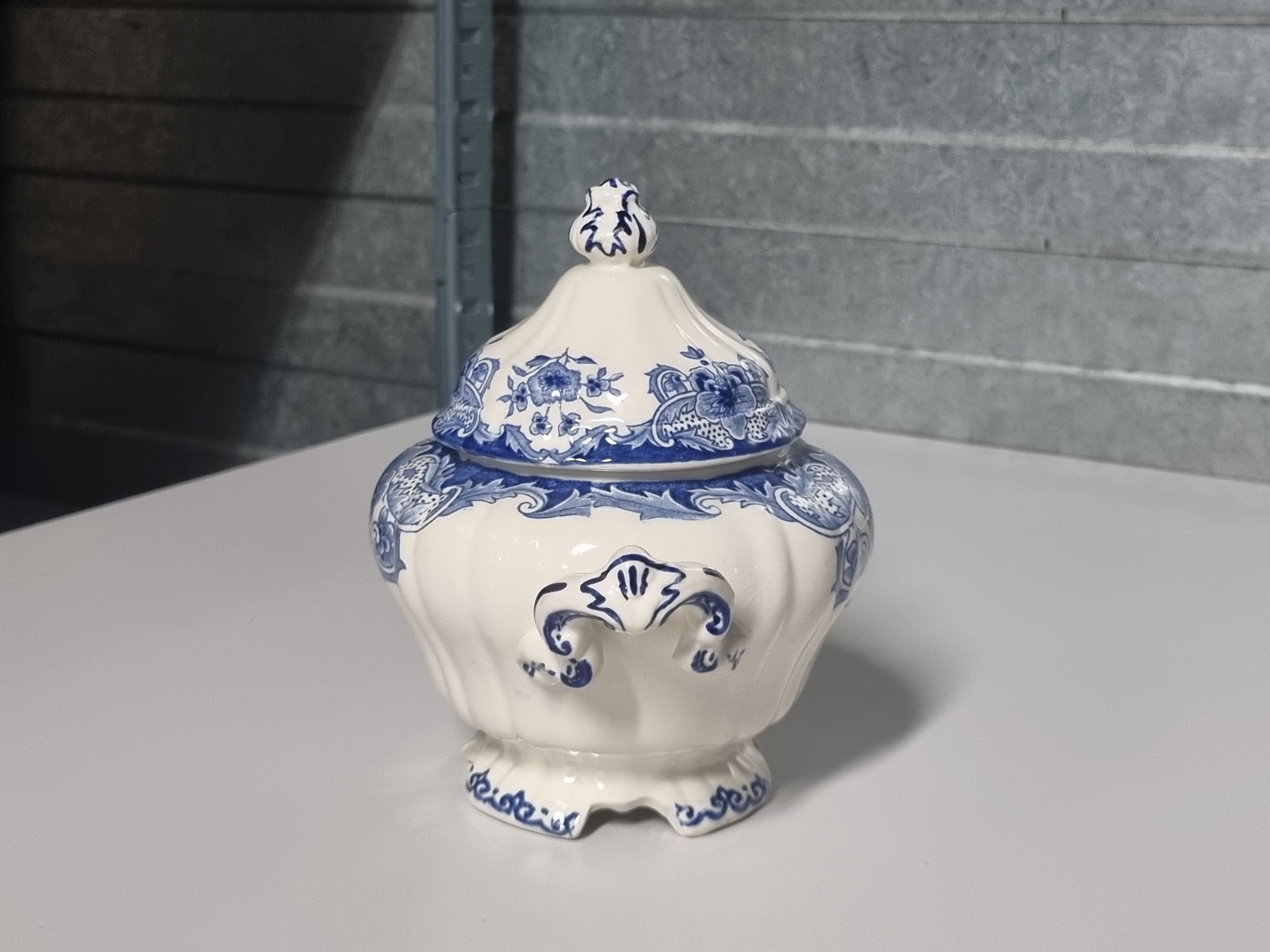 Boch BFK decor Dordrecht blauw Suikerpot