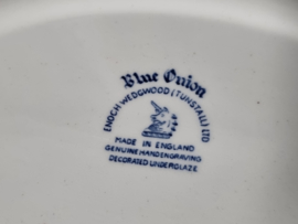 Engels blauw Enoch Wedgwood Blue Onion serveerschaal 31 cm
