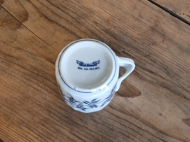 Verkocht = Blue Danube grote Mok met oor 8 cm