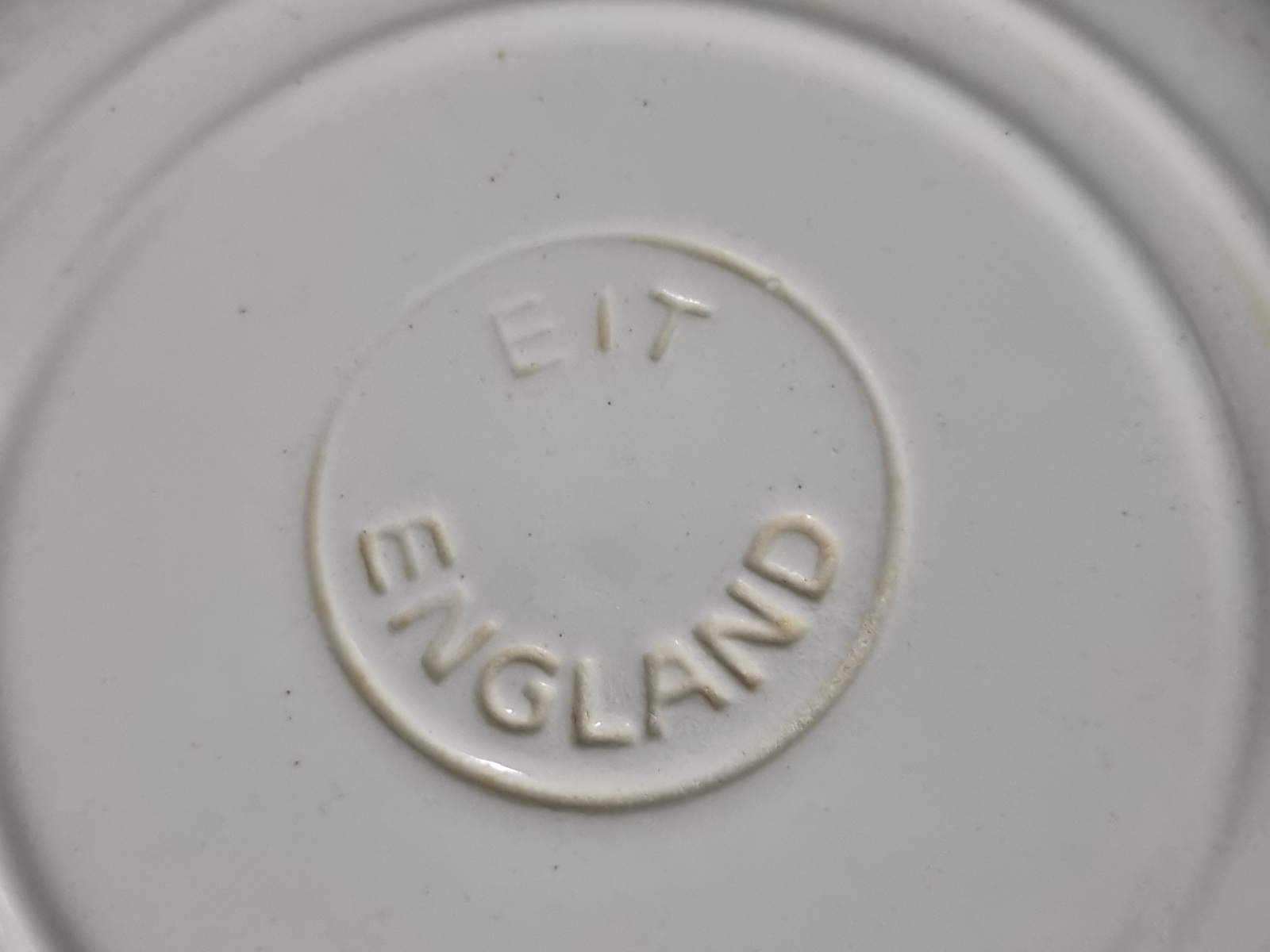 Engels rood Ironstone Ontbijtbordje 19,5 cm (ruiter)