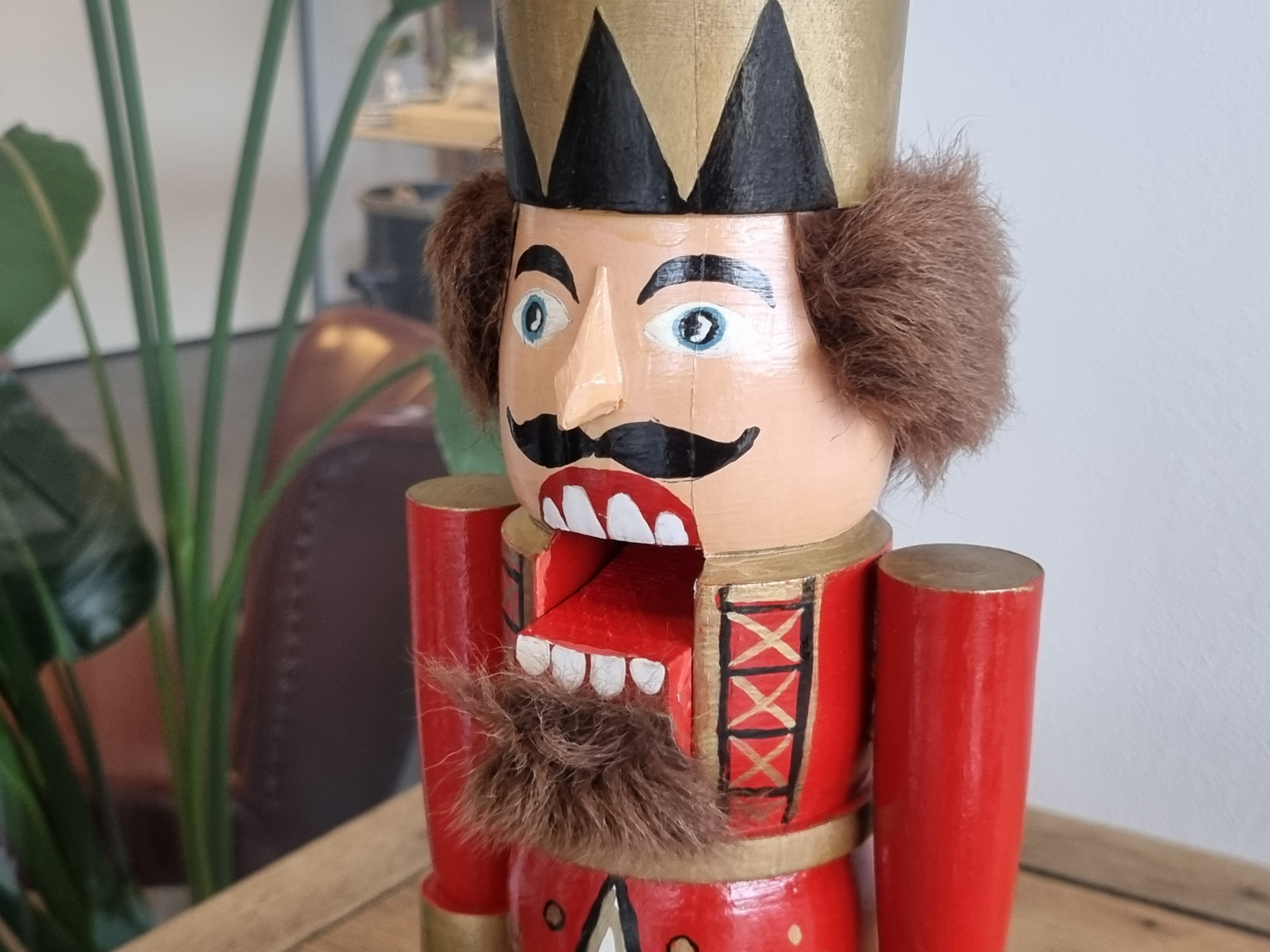 Vintage Grote Notenkraker uit Beieren 38 cm