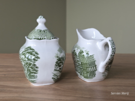 Engels groen Grindley Country Inns Roomstel