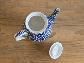 Societe Ceramique Schrijfnamendecor theepot