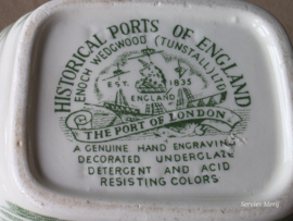 Engels groen Historical Ports koffiepot theepot