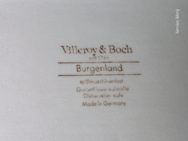Burgenland rood Roomstelletje (kleinste model) op rechthoekig plateau