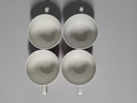 Engels rood Broadhurst The Constable Series set 4x kop en schotel