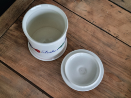 Boerenbont Boch set 3x Voorraadpot Koffie Thee en Suiker (gebloemd deksel)