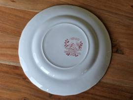 Engels rood Grindley Scenes After Constable Dinerbord 26 cm