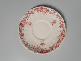 Villeroy en Boch Oud Valeria rood Onderschotel voor Soepkom 17 cm