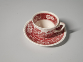 Villeroy en Boch Rusticana rood Koffie Kop en schotel