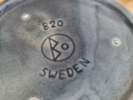 Vintage blauw Zweedse Theepot 1,2 liter