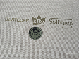 Bestek set SBS Bestecke Solingen Model 6300 'Venedig' 12 personen 70 delen