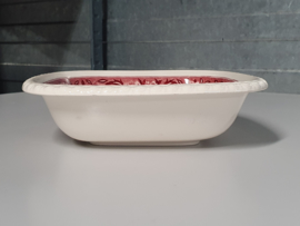 Villeroy en Boch Rusticana rood Vierkante Serveerschaal 20,5 cm