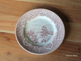 Engels rood English Ironstone Tableware EIT ontbijtbord 20 cm (Ullswater)