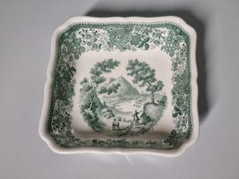 Villeroy en Boch Burgenland groen Serveerschaal 21,5 cm (vierkant)