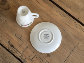 Wedgwood Briar Rose set 8x Koffie Kop en schotel