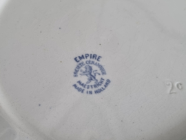 Societe Ceramique Empire blauw Plat Dinerbord 25,5 cm