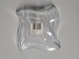 Villeroy en Boch decor New Wave glas hoge Schaal 14 cm