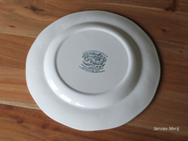 Engels petrol Enoch Wedgwood Asiatic Pheasants groot plat bord 28,5 cm