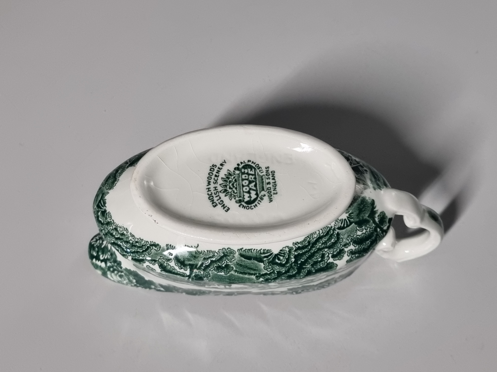 Engels groen Wood & Sons Woods Ware sauskom