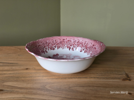 Engels rood Grindley Country Style ovale schaal 21 cm