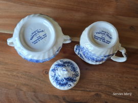 Engels blauw Myott Royal Mail Postkoets roomstel
