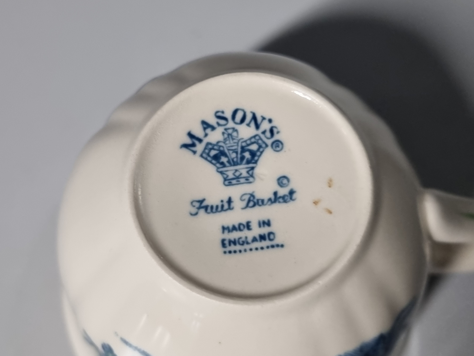 Engels Mason's Fruit Basket koffie kop en schotel