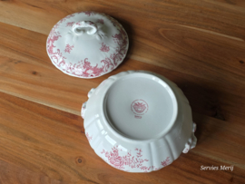 Villeroy en Boch Valeria rood dekschaal terrine