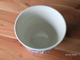 Verkocht = Boch Delfts bloempot M21